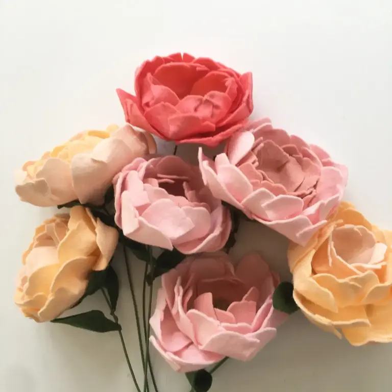 Fleurish Fleurish Felt Peony - Assorted (Single)