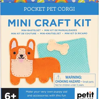 Raincoast Books Raincoast Mini Craft Kit Pocket Pet Corgi