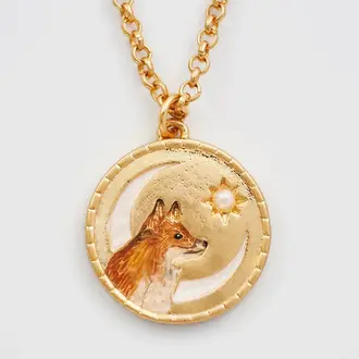 Fable England Fable Fox Shadow Guide Necklace