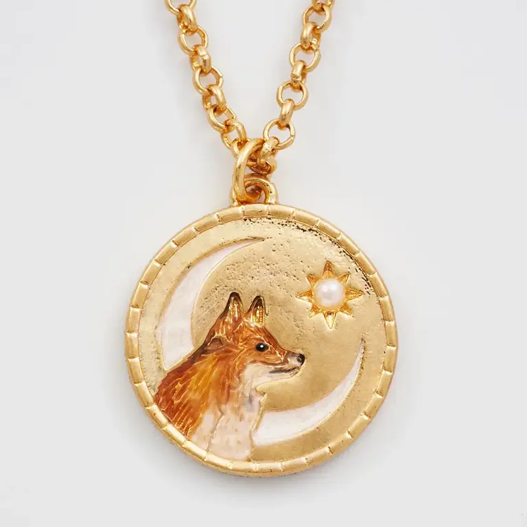 Fable England Fable Fox Shadow Guide Necklace