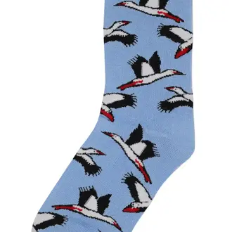 Danefae Danefae Bamboo Socks Blue Storks