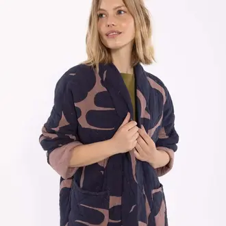 Danefae Danefae Quilted Cotton Jacket Dark/Mauve