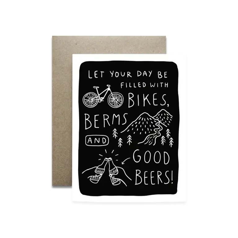 The Rural Kind Bikes x Berms x Beers Card