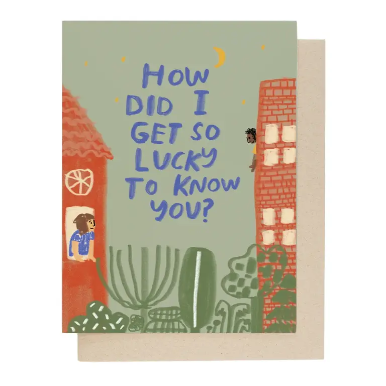 People I've Loved PIL Lucky To Know You Card