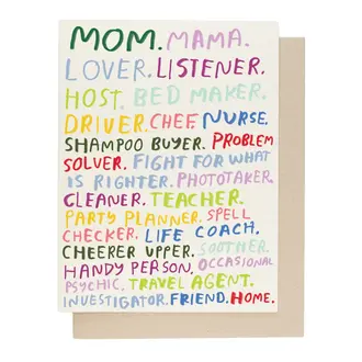 People I've Loved PIL Lucky Mom You're All That Card