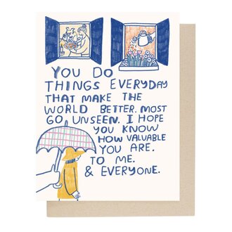 People I've Loved PIL You Make The World Better Card