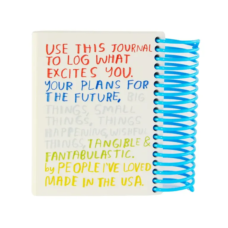 People I've Loved PIL Things I Am Looking Forward To Journal