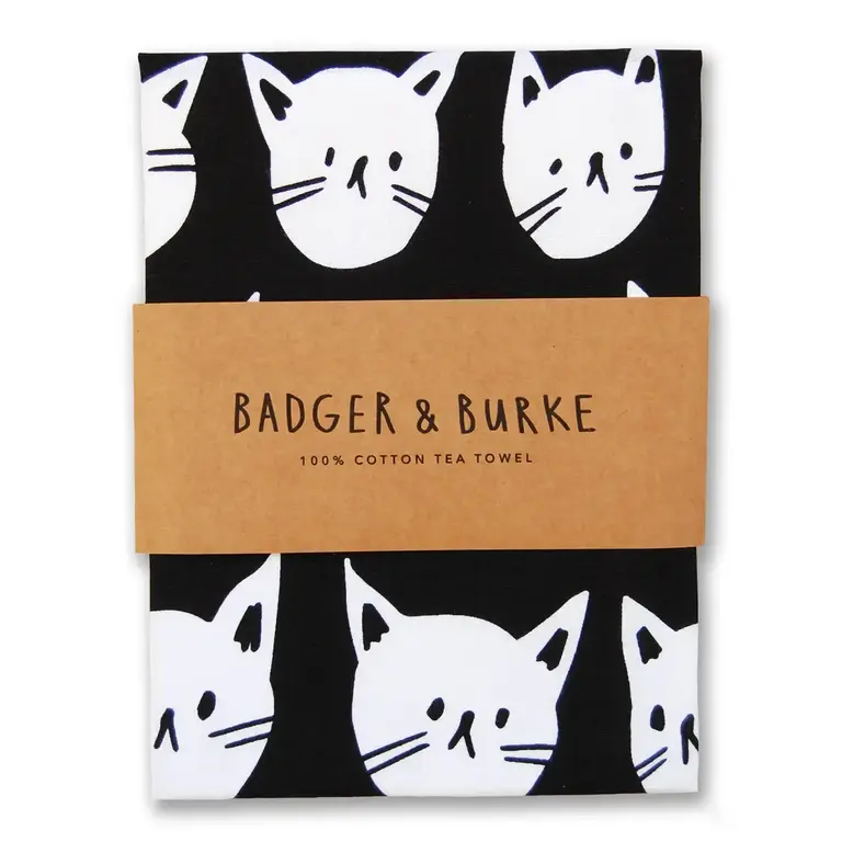 Badger & Burke Badger & Burke Many Cats Tea Towel
