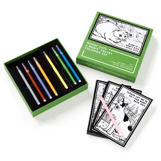 Raincoast Books Raincoast Moody Cats Magic Velvet Colouring Set