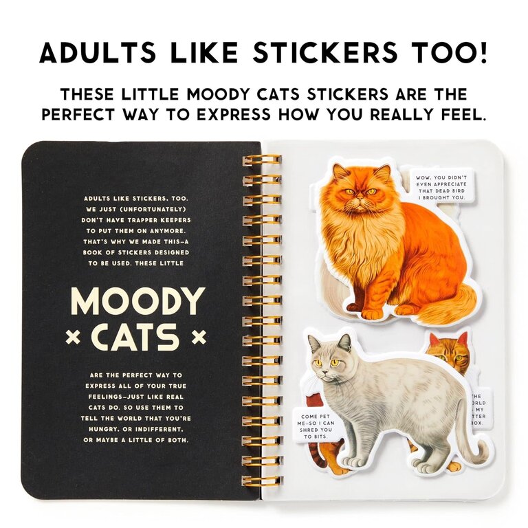 Raincoast Books Raincoast Moody Cats Sticker Book