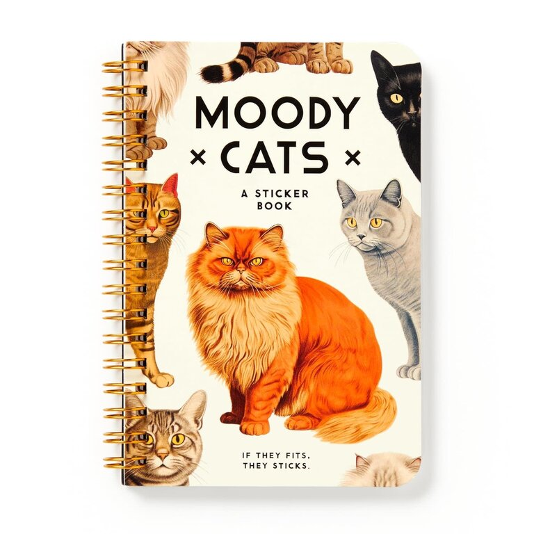 Raincoast Books Raincoast Moody Cats Sticker Book