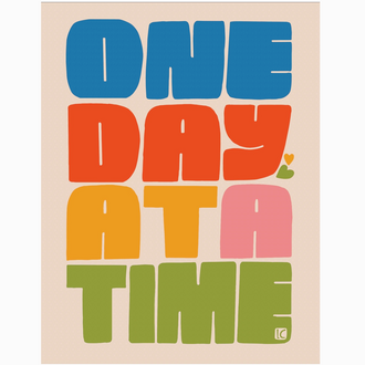 Lisa Congdon Lisa Congdon One Day At A Time Giclee Art print 8.5x11 (Unframed)
