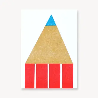 Lisa Congdon Lisa Congdon Pencil Point Mini Risograph 5x7 (unframed)