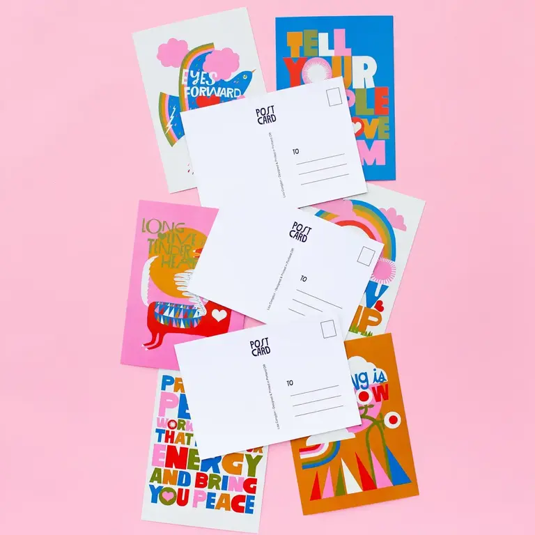 Lisa Congdon Lisa Congdon Set/6 Inspirational Postcards