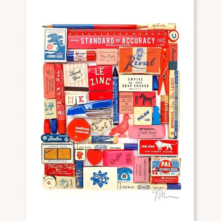 Lisa Congdon Lisa Congdon Postcard Object Arrangement No. 11