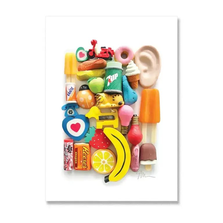 Lisa Congdon Lisa Congdon Postcard Eraser Arrangement No. 5