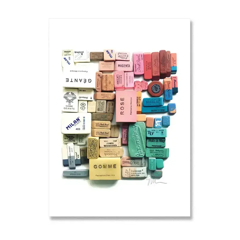 Lisa Congdon Lisa Congdon Postcard Eraser Arrangement No. 1