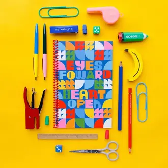 Lisa Congdon Lisa Congdon Blank Spiral Journal Eyes Open Heart Forward