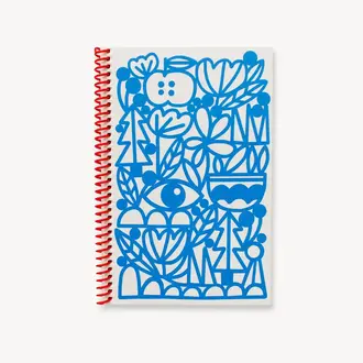 Lisa Congdon Lisa Congdon Blank Spiral Journal Manzanita Blue