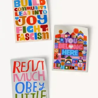 Lisa Congdon Lisa Congdon Build Community XL Sticker