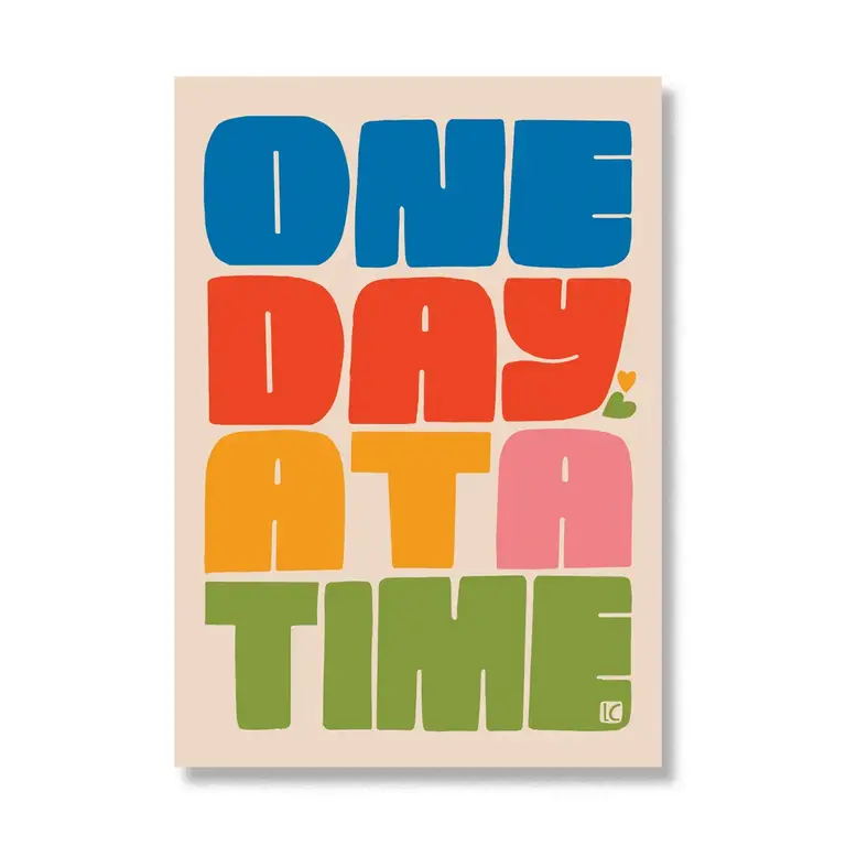 Lisa Congdon Lisa Congdon One Day At A Time XL Sticker