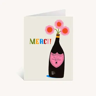 Lisa Congdon Lisa Congdon Merci Champagne Card
