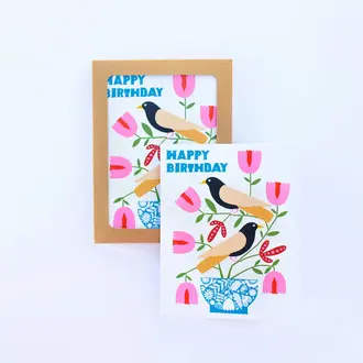 Lisa Congdon Lisa Congdon Happy Birthday Nordic Birds Card Box/6