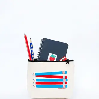 Lisa Congdon Lisa Congdon Canvas Pencil Pouch