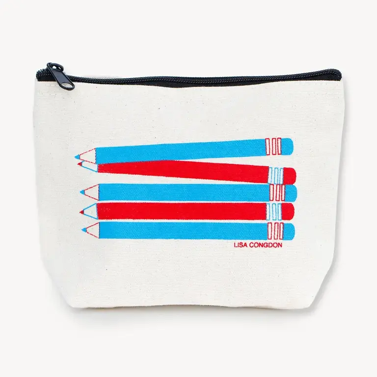 Lisa Congdon Lisa Congdon Canvas Pencil Pouch
