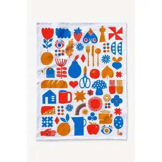 Lisa Congdon Lisa Congdon Menagerie Kitchen Towel