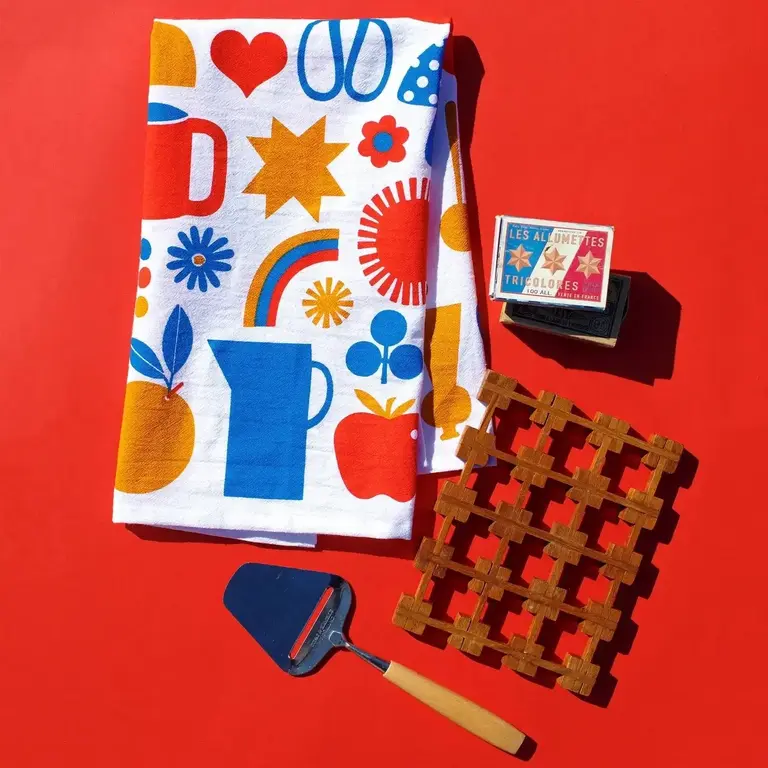 Lisa Congdon Lisa Congdon Menagerie Kitchen Towel