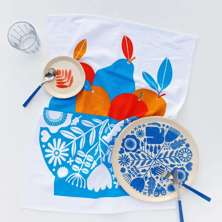 Lisa Congdon Lisa Congdon Fruit Bowl Kitchen Towel
