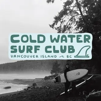 The Rural Kind The Rural Kind Cold Water Surf Club Sticker