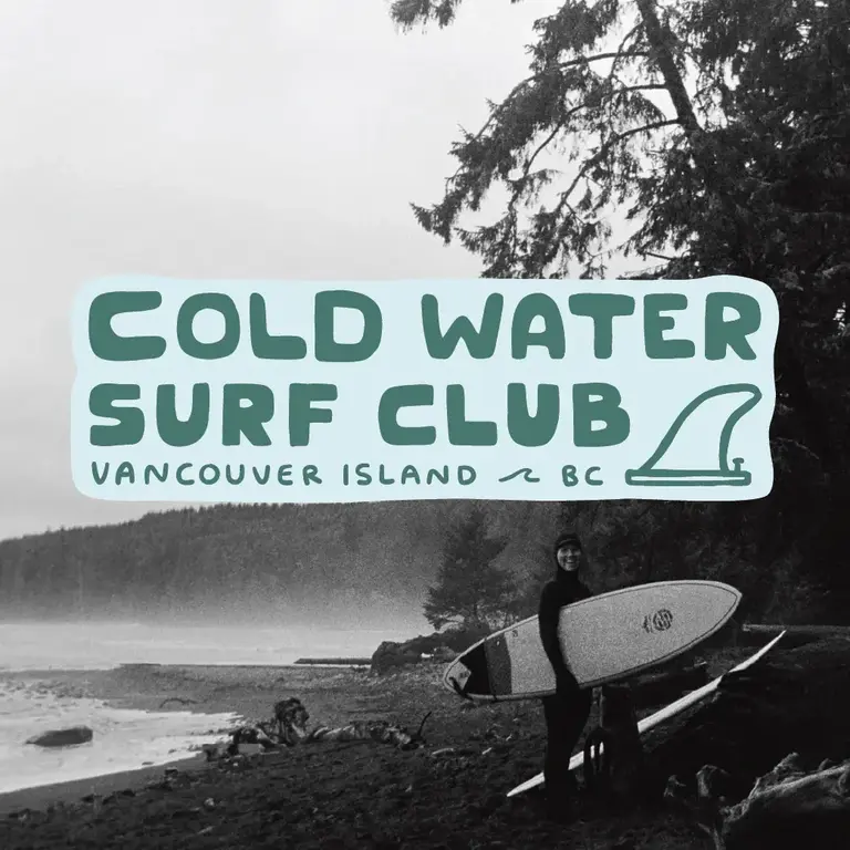 The Rural Kind Cold Water Surf Club Sticker