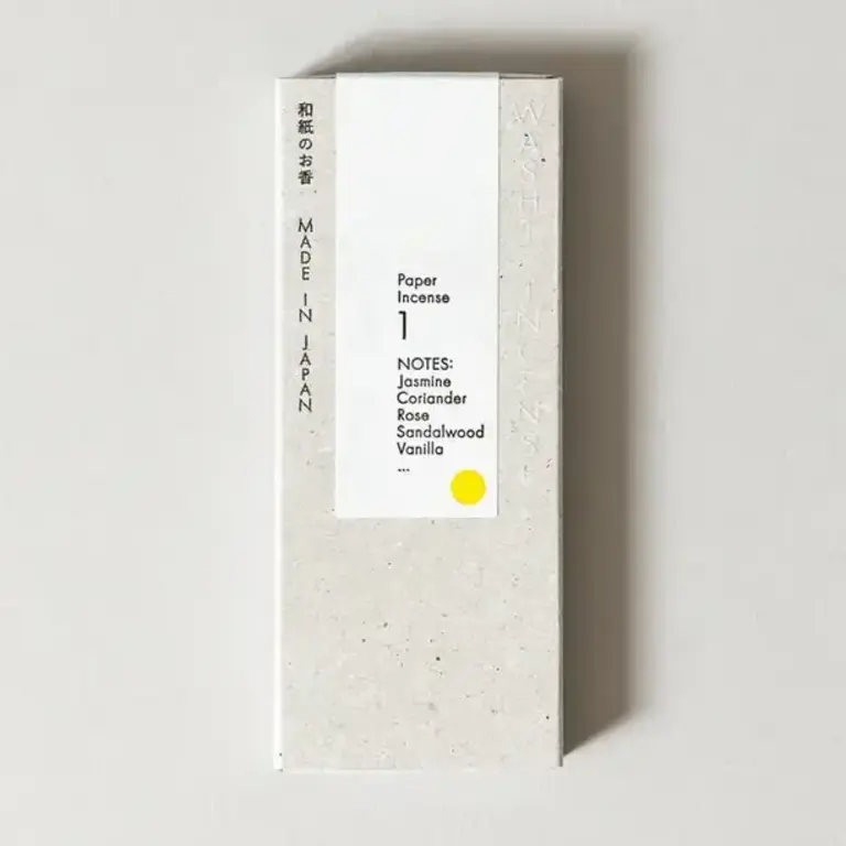 Mori Japanese Washi Paper Incense Strips #1 Floral Warmth