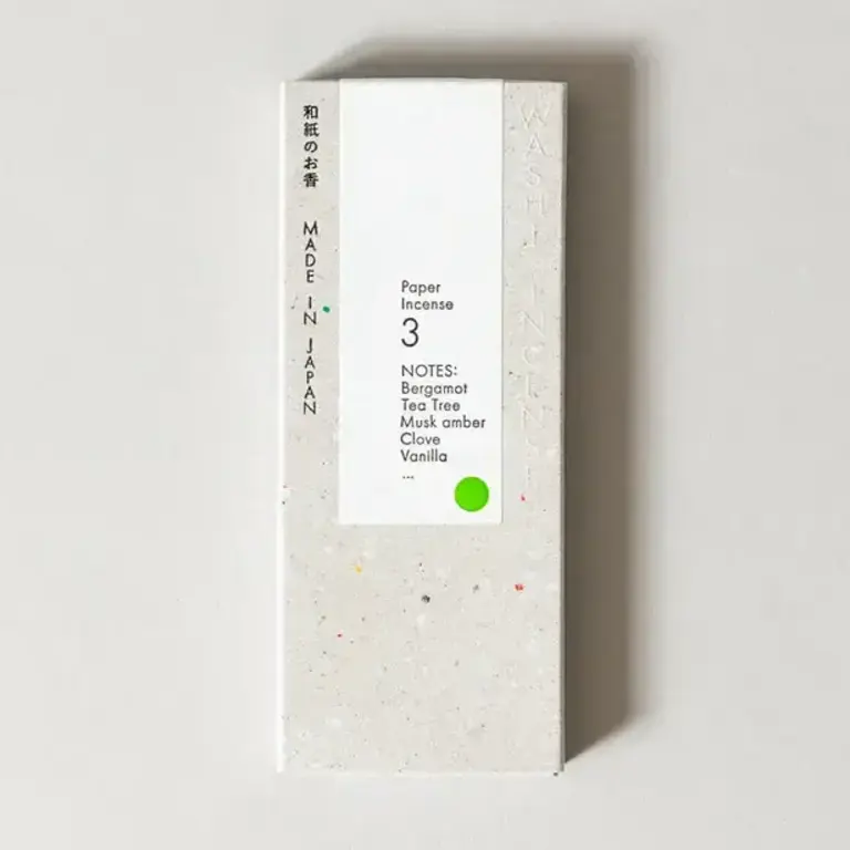 Mori Japanese Washi Paper Incense Strips #3 - Deep Citrus
