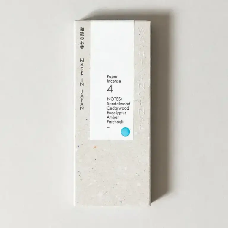 Mori Japanese Washi Paper Incense Strips #4 Mellow Grove