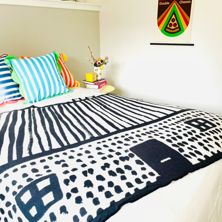 Donna Wilson Donna Wilson House Shaped Cotton Throw
