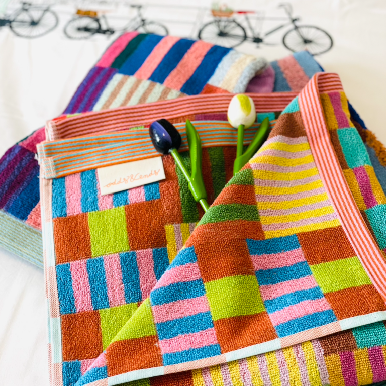 Foekje Fleur Foekje Fleur Bath Towel #101Tulip Quilt (Medium)