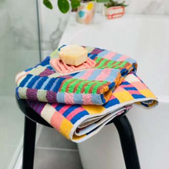 Foekje Fleur Foekje Fleur Bath Towel #98 Tulip Quilt (Small)