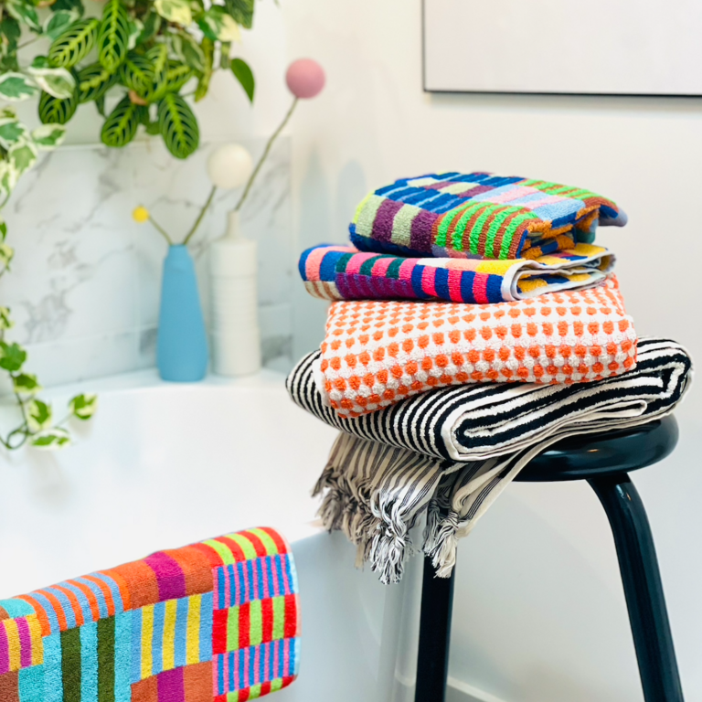 Foekje Fleur Foekje Fleur Bath Towel #101Tulip Quilt (Medium)