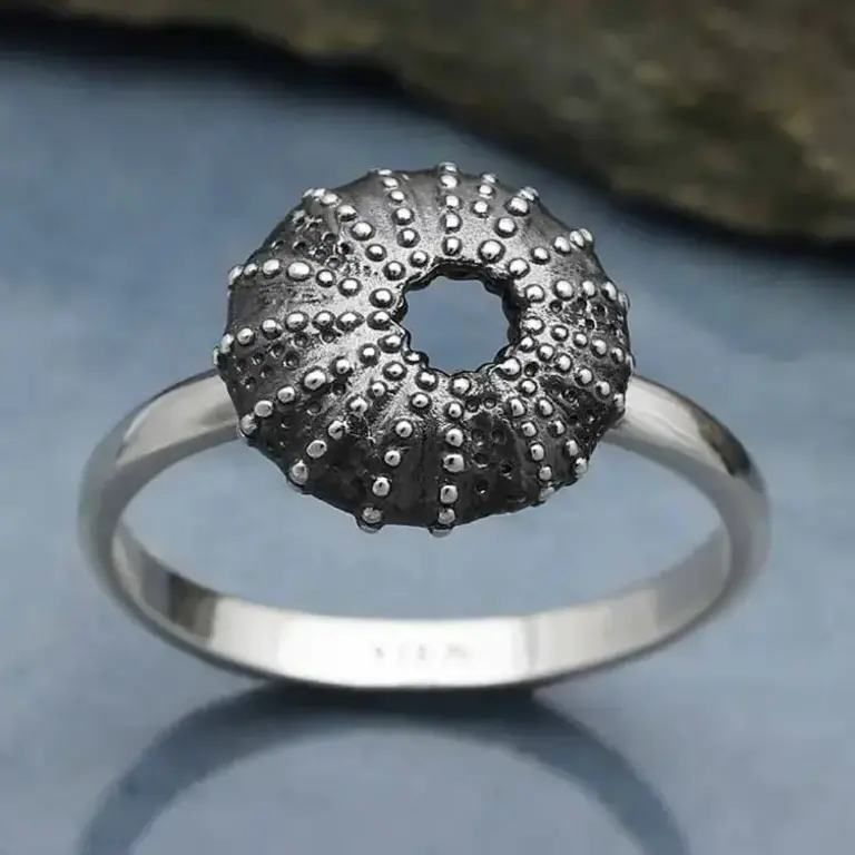 Nina Designs ND Sea Urchin Ring Sterling Silver