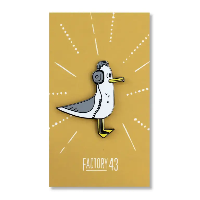 Factory 43 Factory Seagull Enamel Pin