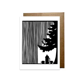 Anna Brones Anna Brones - Coffee Outside, In The Rain Card