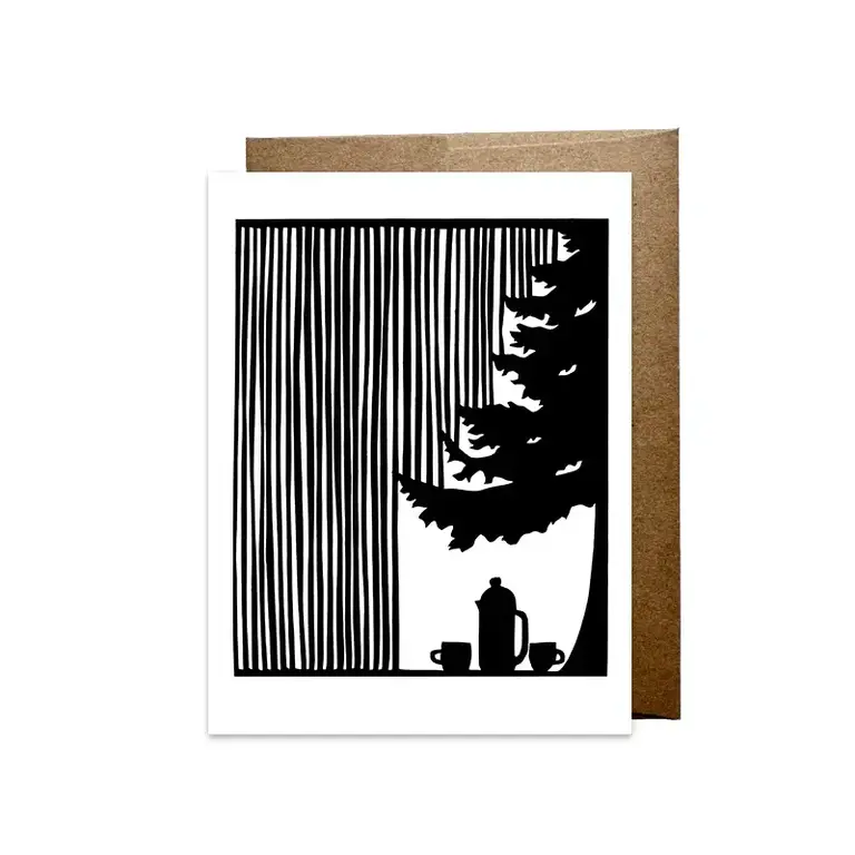 Anna Brones Anna Brones - Coffee Outside, In The Rain Card