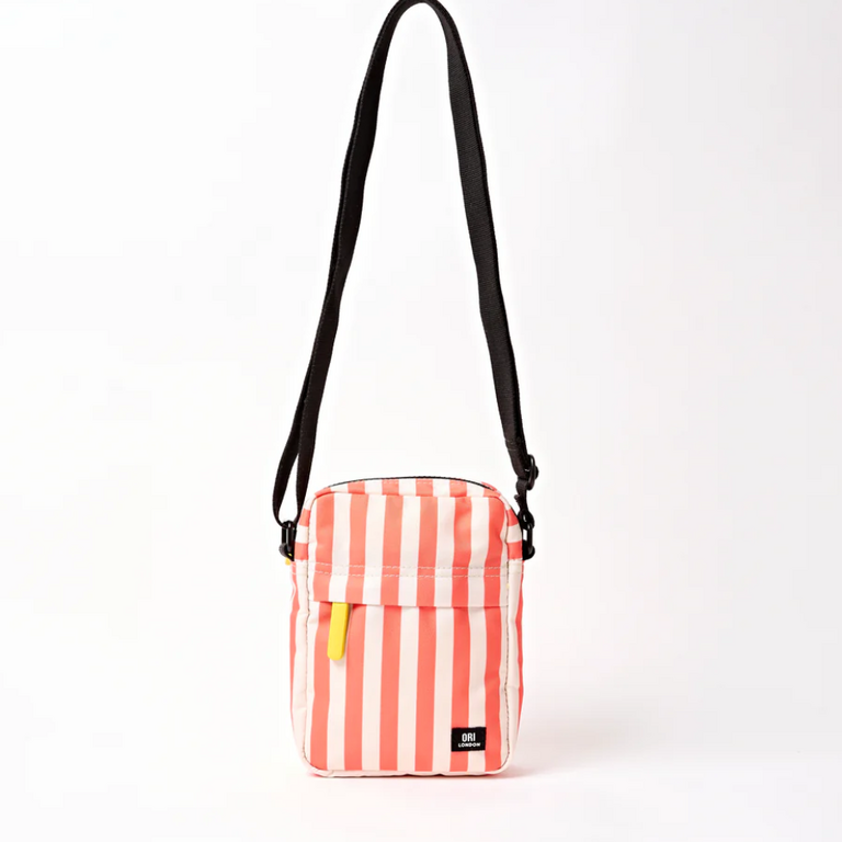Ori London Ori London Bond Pocket Crossbody - Coral Stripe