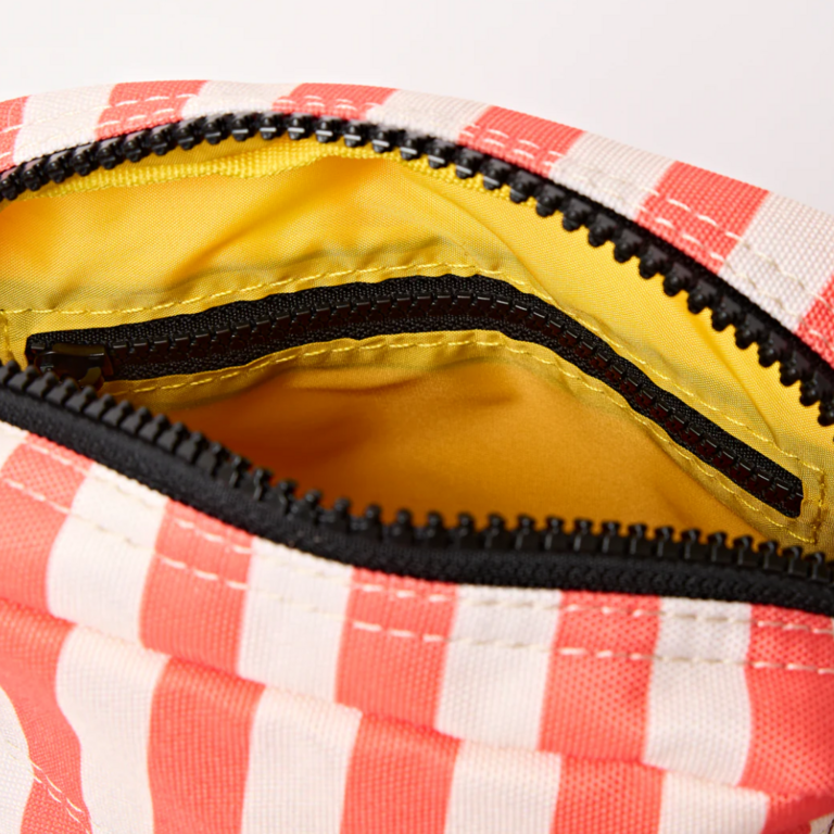 Ori London Ori London Bond Pocket Crossbody - Coral Stripe
