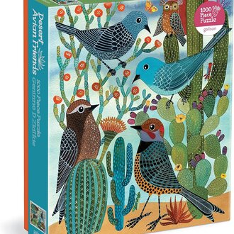 Raincoast Books Raincoast  Desert Avian Friends 1000 pc Puzzle