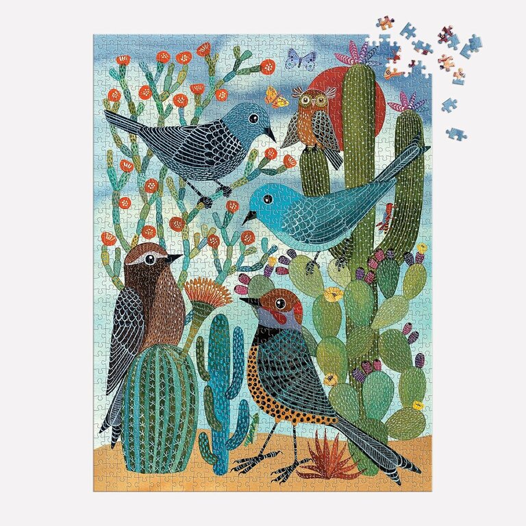 Raincoast Books Raincoast  Desert Avian Friends 1000 pc Puzzle