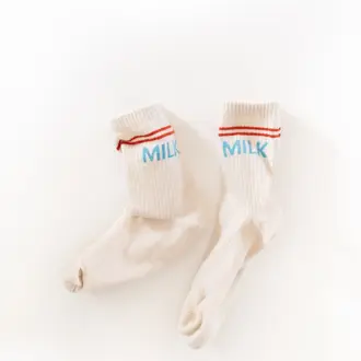 Pigeon Said Please Pigeon Said Please Milk Socks Adult